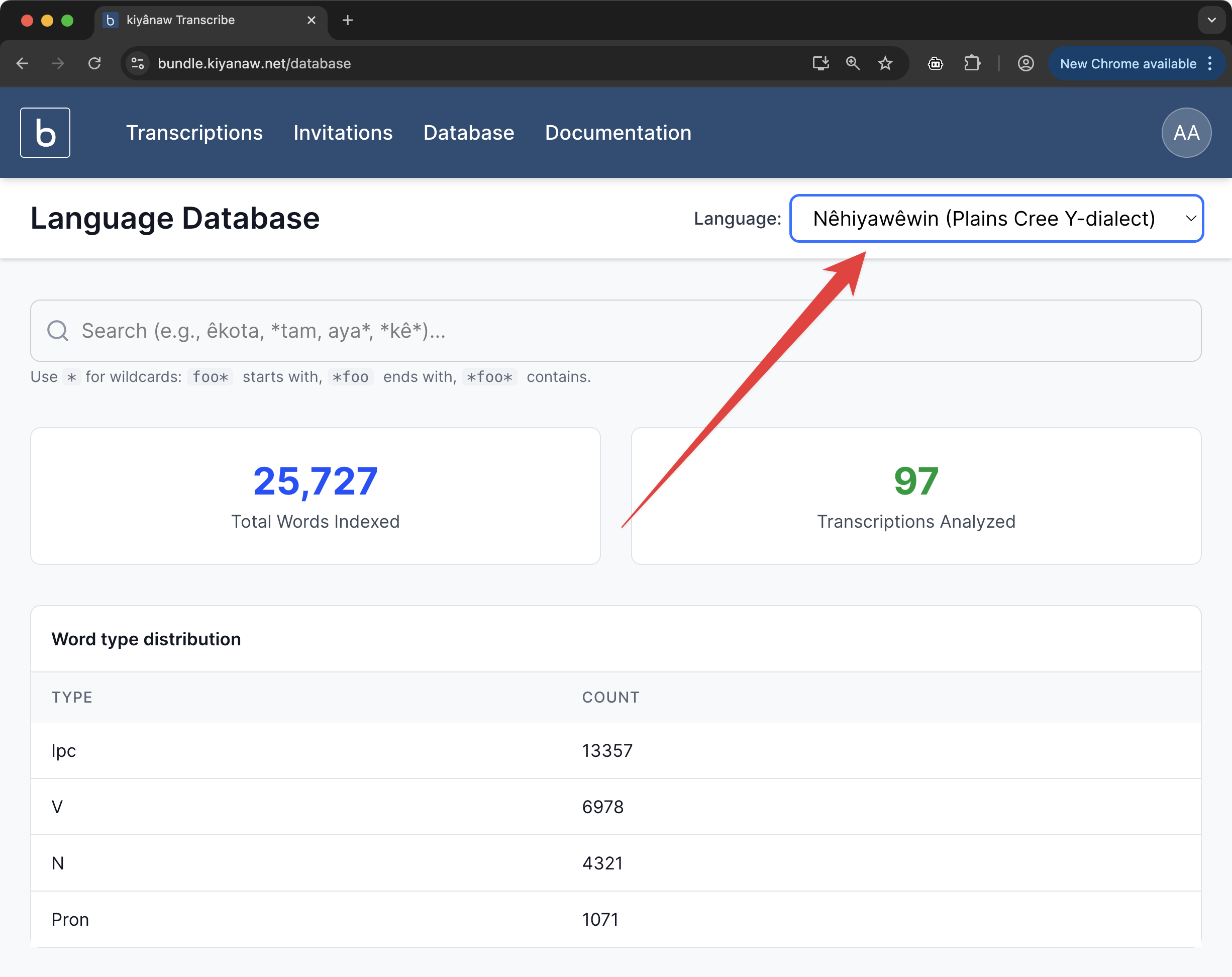 Support for Indigenous Languages