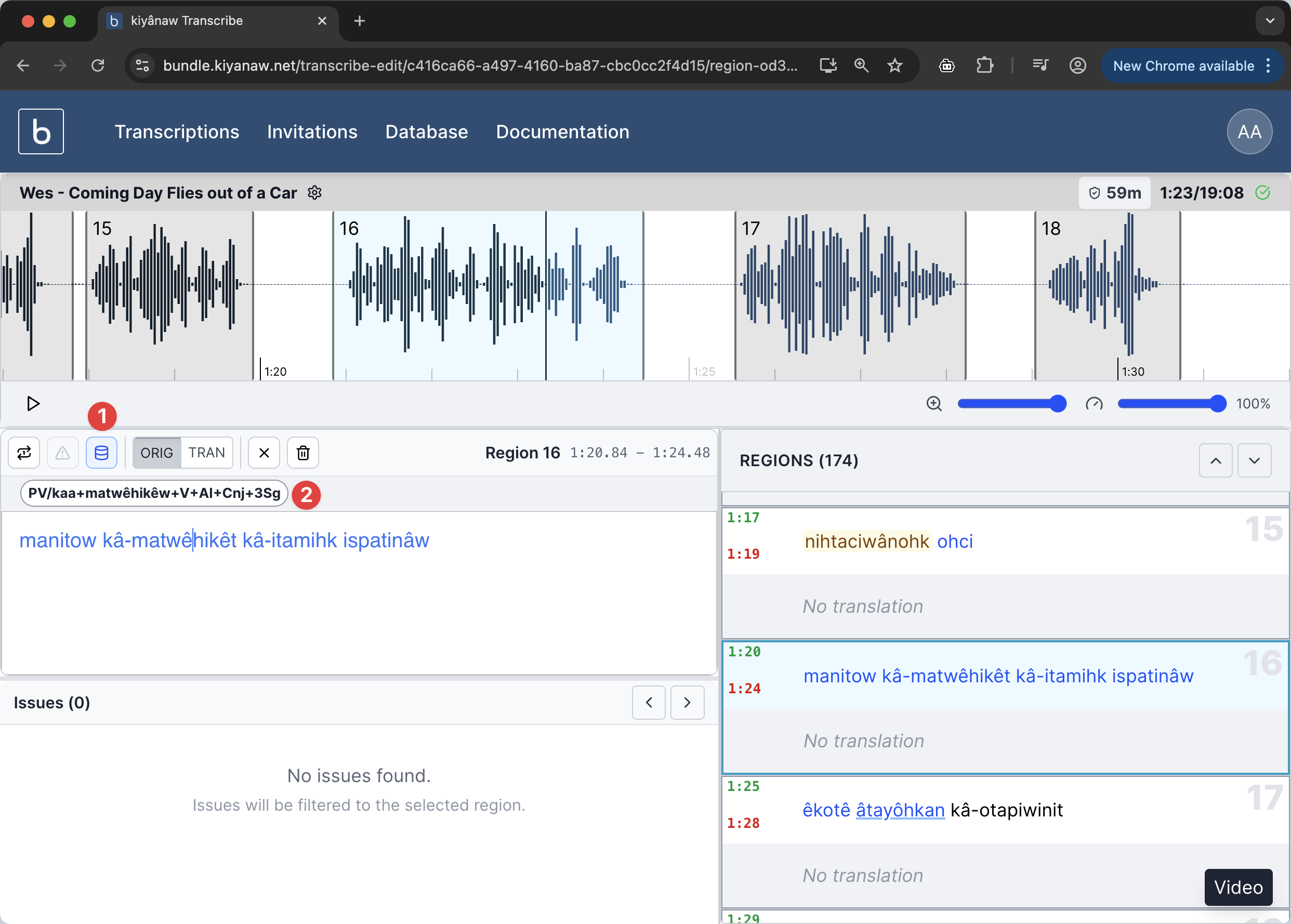 Transcribe Editor Context Bar Analysis